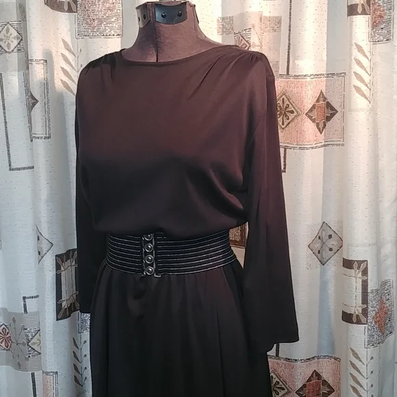 Med & Up Vtg Black Blair Dress - Picture 2 of 10